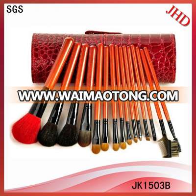 15pcs cosmetic brushes manufacturers with high quality