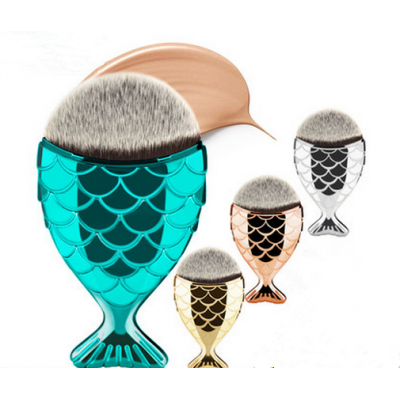 Makeup liquid foundation brush with fashion fish style