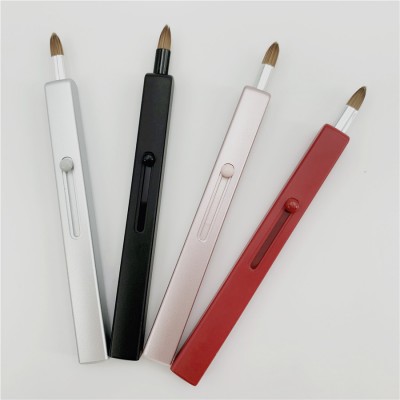 Professional lip brush for makeup lip gloss tools with retractable new style lip liner and lipstick