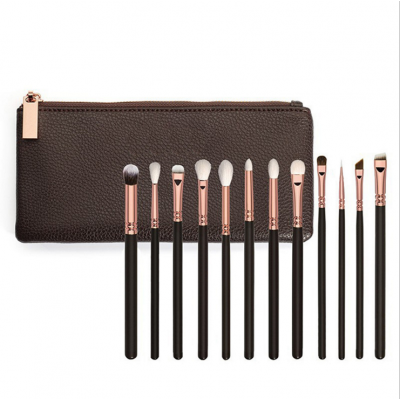 12Pcs Eyeshadow Makeup Brush Suit With Cosmetic Case