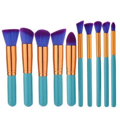 10pcs Women Professional Soft Cosmetic makeupBrush Sets Woman's Toiletry Kit beauty makeup brushes